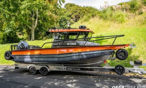 GFAB Alloy Amphibious Boat Trailer - StabiX 240